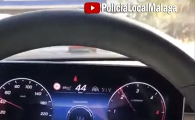 Police locate young man on Instagram who was recorded driving without seatbelt in Malaga