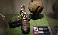 From Maradona's shirt to a pair of two-kilo football boots worn at the 1930 World Cup