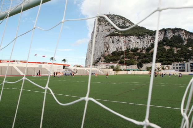 The Victoria Stadium in Gibraltar in a file photo. 
