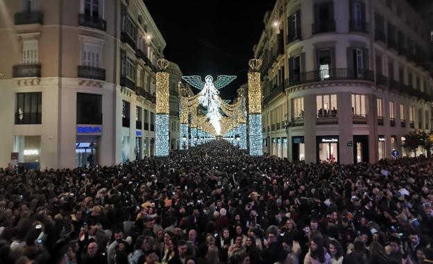 Grand Malaga Christmas lights switch-on