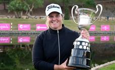 Golfer Caroline Hedwall wins the Spanish Women's Open in Benahavís