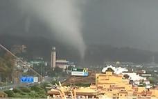Tornado causes varied damage in Marbella