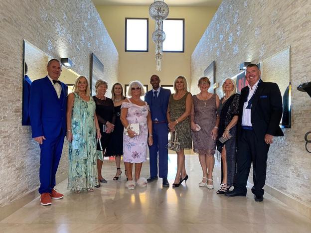 Lions take to the cat walk during Christmas charity fashion show