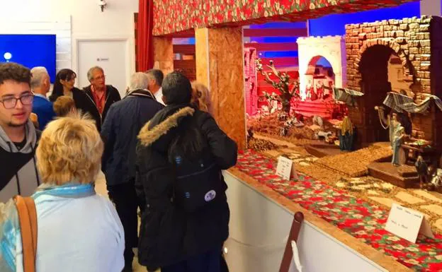 The nativity scene uses 1,500 kilos of chocolate 