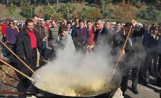 Sample traditional ‘migas’ at the annual festival in Torrox