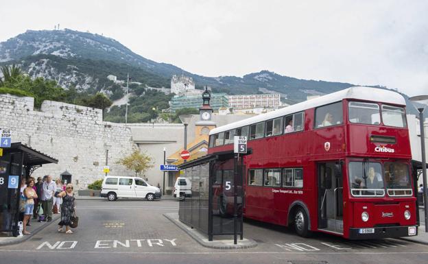 Gibraltar buses are running a limited service between Christmas and New Year. /AFP