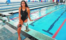 A swimmer who sees no barriers