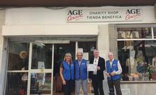 Mijas walking group raises 1,215 euros for new hospital bed for Age Concern