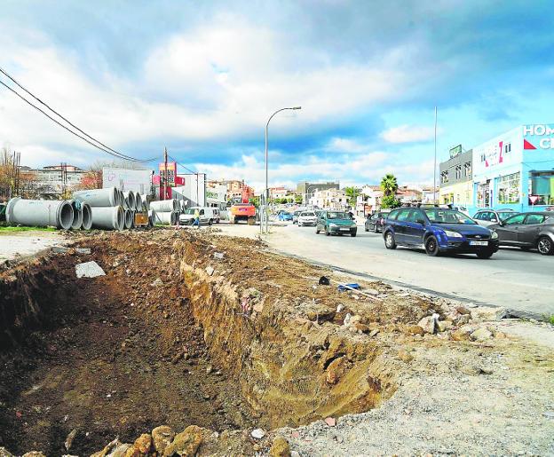 The works on Avenida España are now in their final phase. 