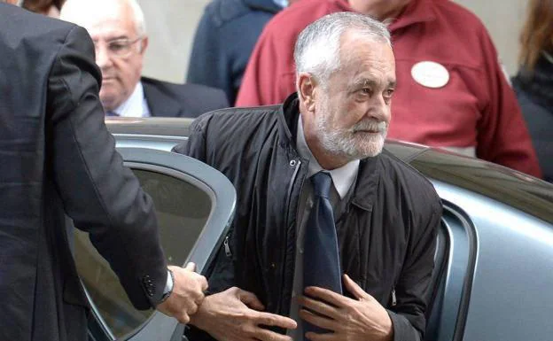 José Antonio Griñán at a court appearance. /SUR