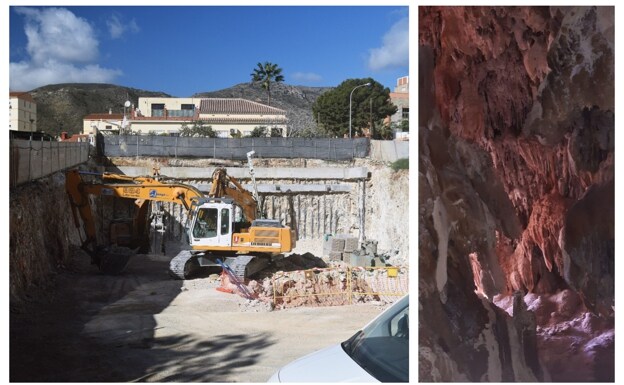 The newly discovered cave in the centre of Torremolinos./ SUR
