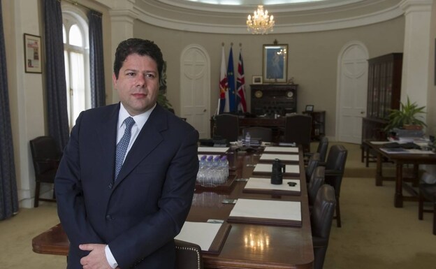 File photo of chief minister Fabian Picardo. 
