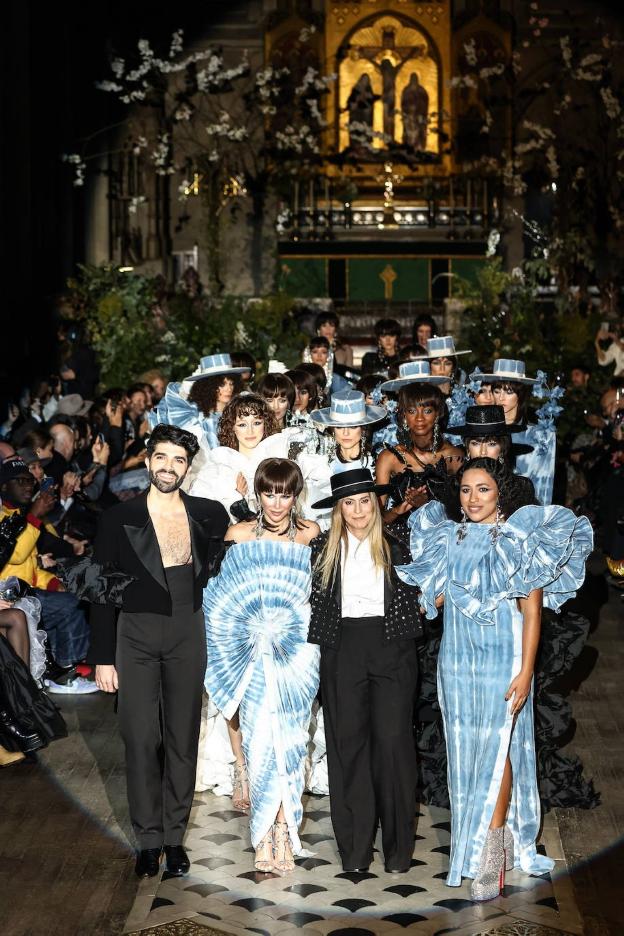 The blue of Malaga inspires designer's collection at Paris Fashion Week