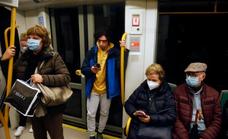 Face masks still much in evidence, despite no longer being mandatory on public transport in Spain
