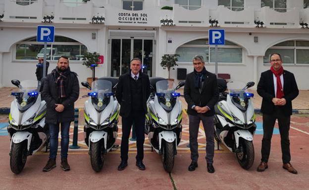 Four new motorcycles for Benalmádena's Local Police force