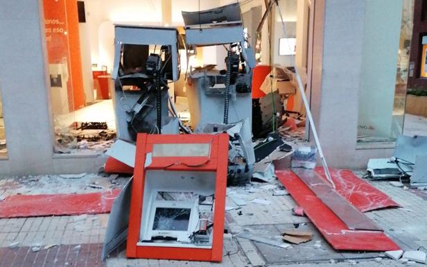 Blast at bank in Malaga city centre