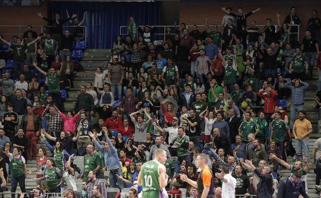 El Unicaja aumenta su público en el Palacio, pero sigue lejos de los clubes más seguidos