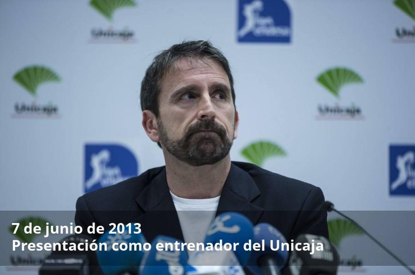 La trayectoria de Joan Plaza en el Unicaja, en fotos