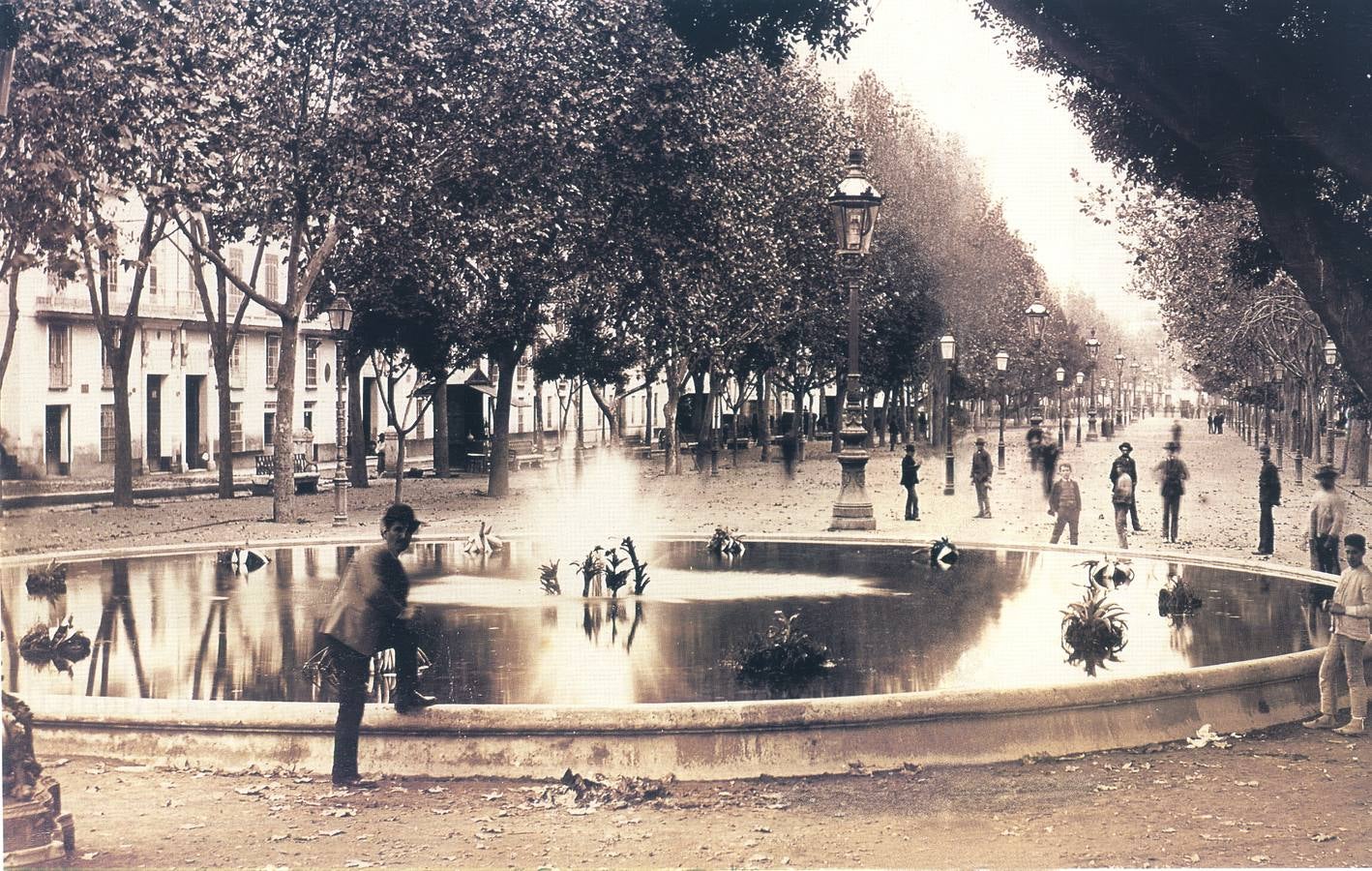 Así era la Alameda de Málaga