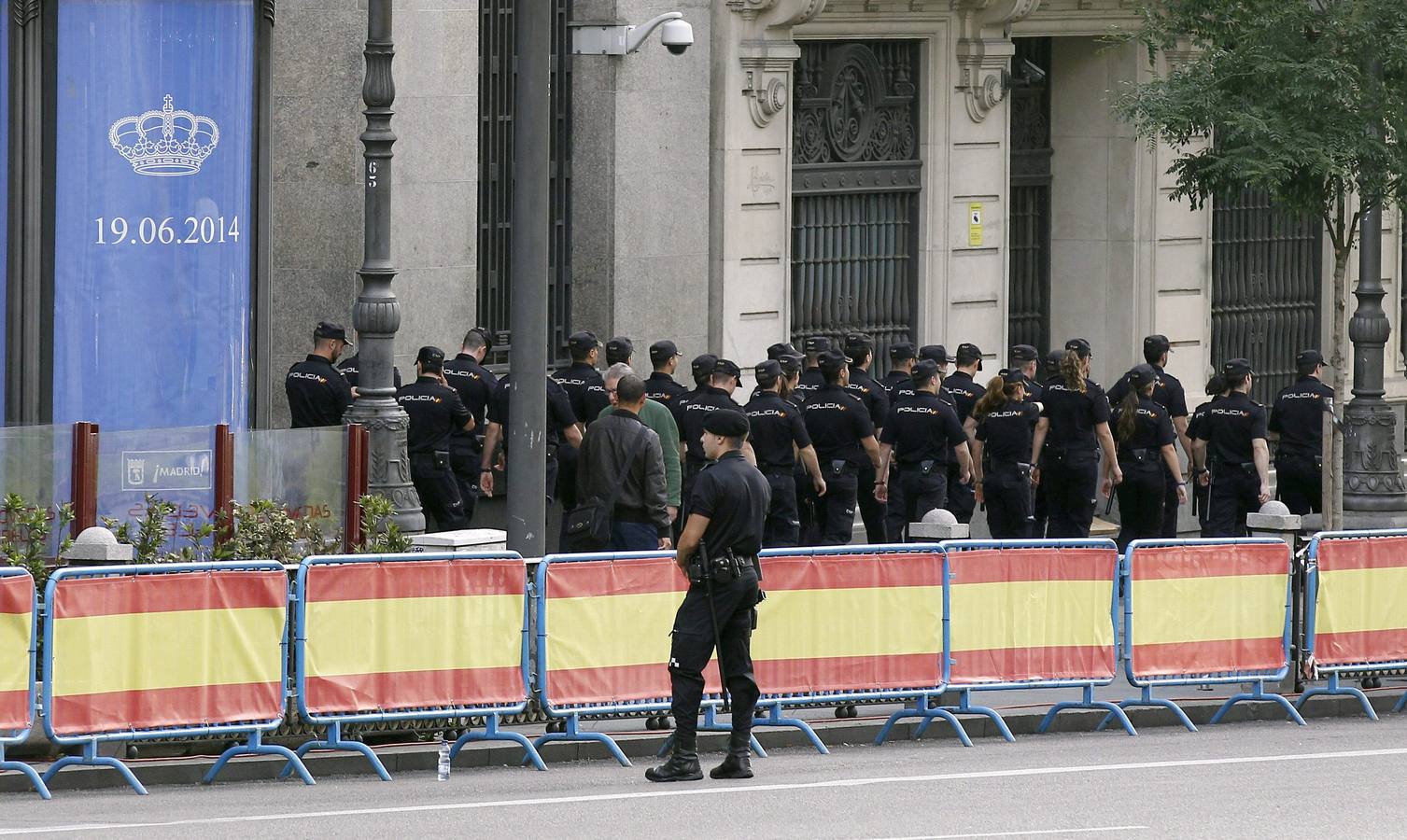 El Congreso, 'blindado' por la proclamación de Felipe VI