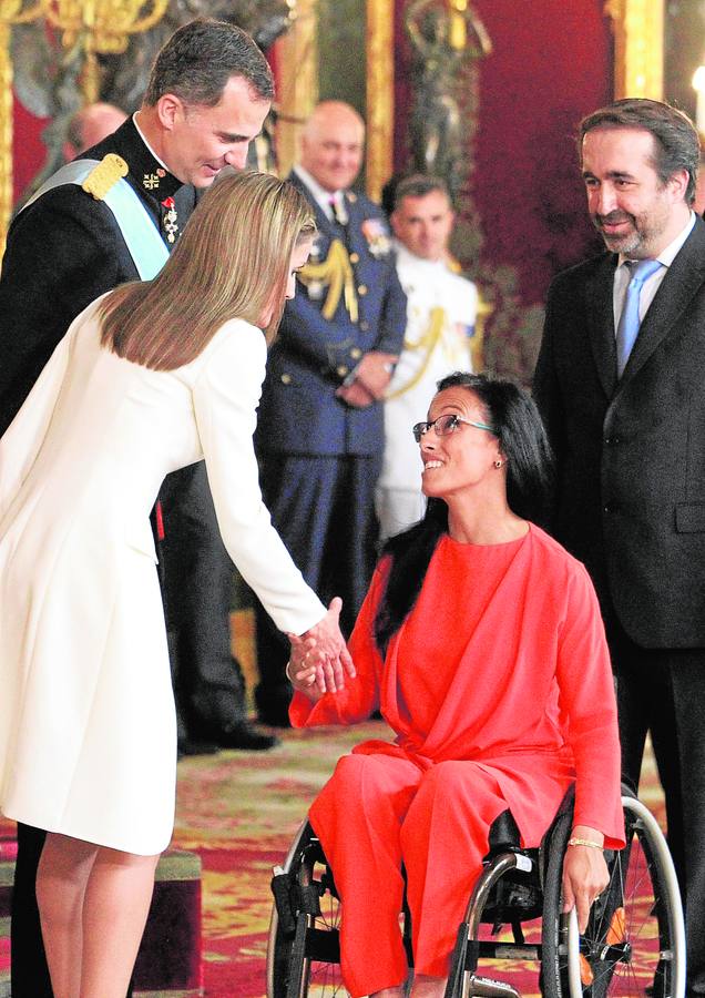Caras conocidas en la recepción del Palacio Real