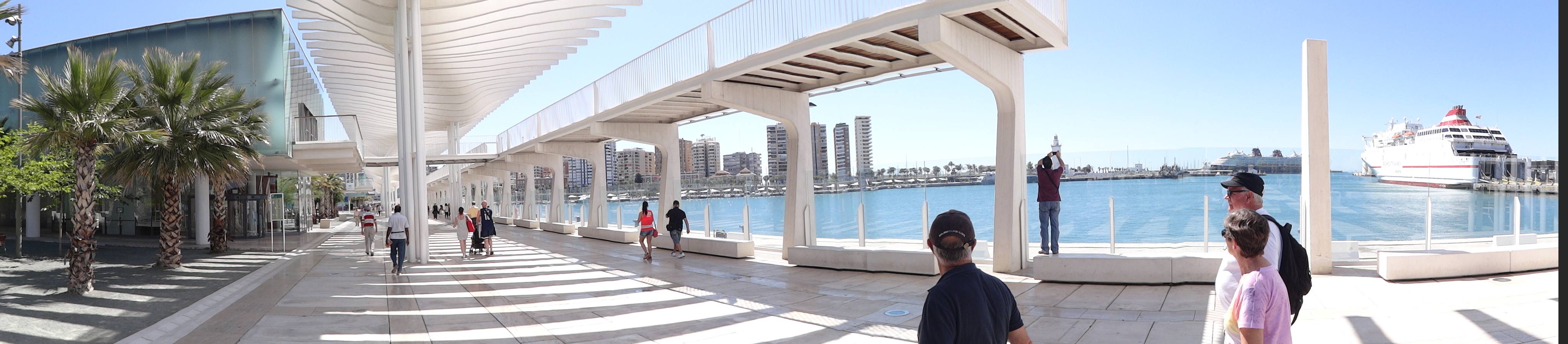 Málaga, a través de fotos panorámicas