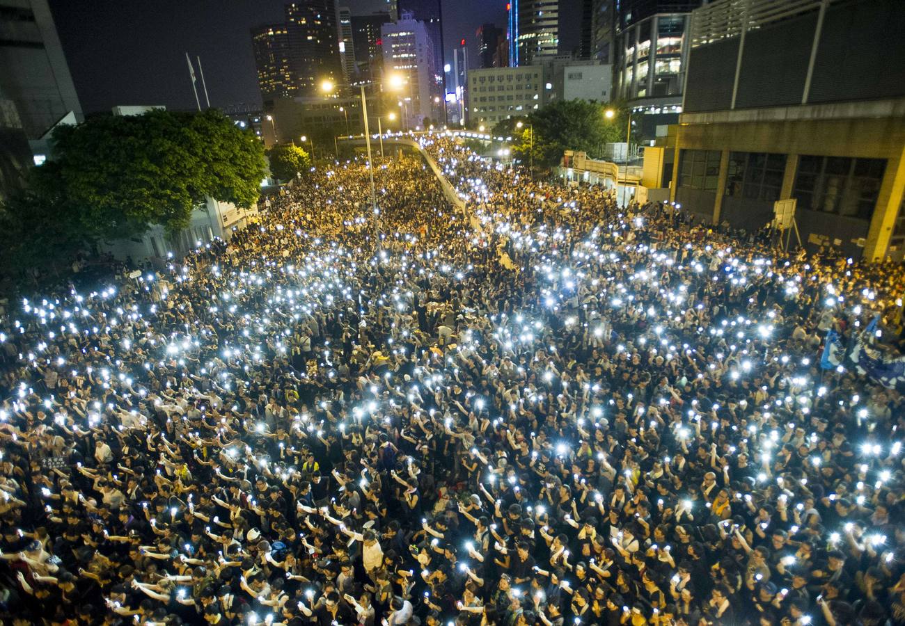 Las protestas estudiantiles colapsan Hong Kong