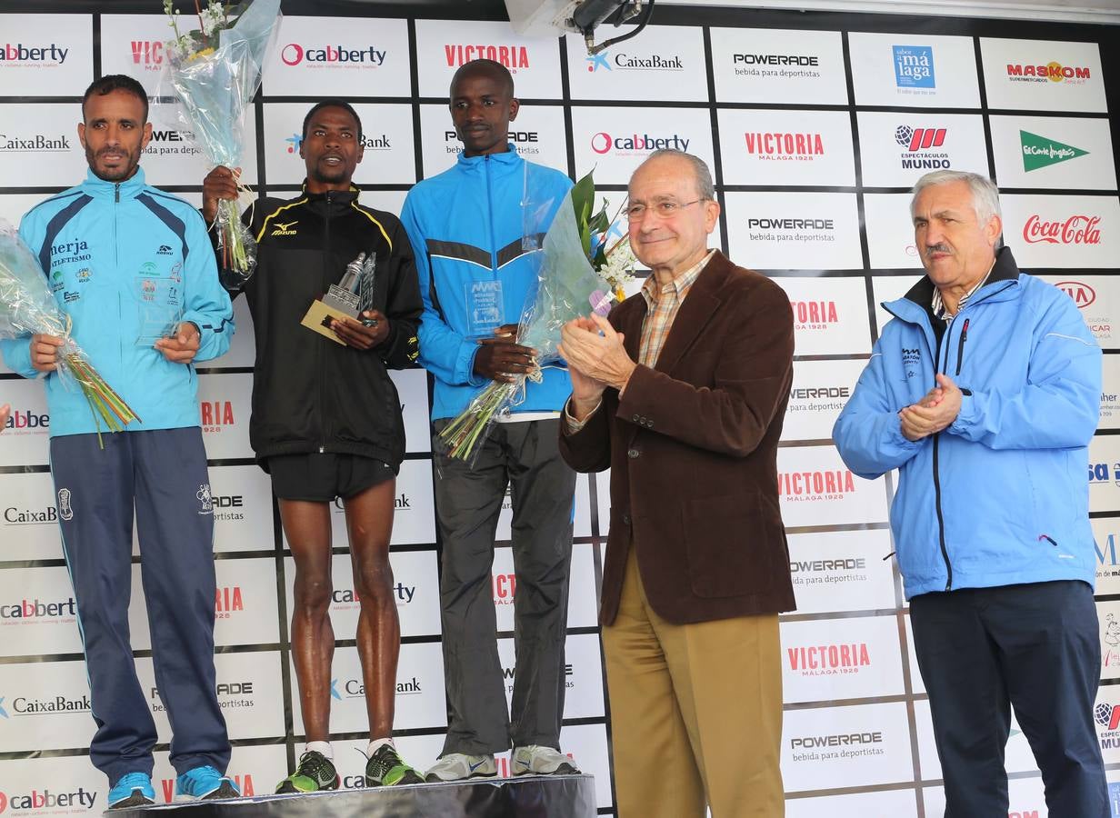 Entrega de premios del V Maratón Cabberty Málaga