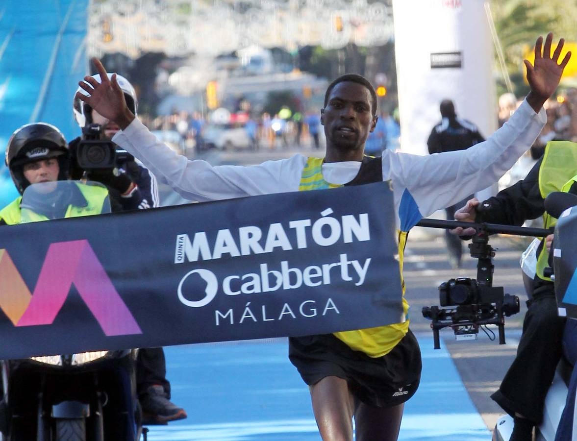 La llegada del V Maratón de Málaga