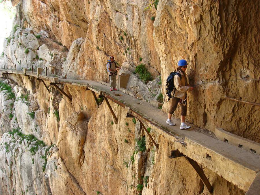 Caminito del Rey: Así estaba antes de la restauración