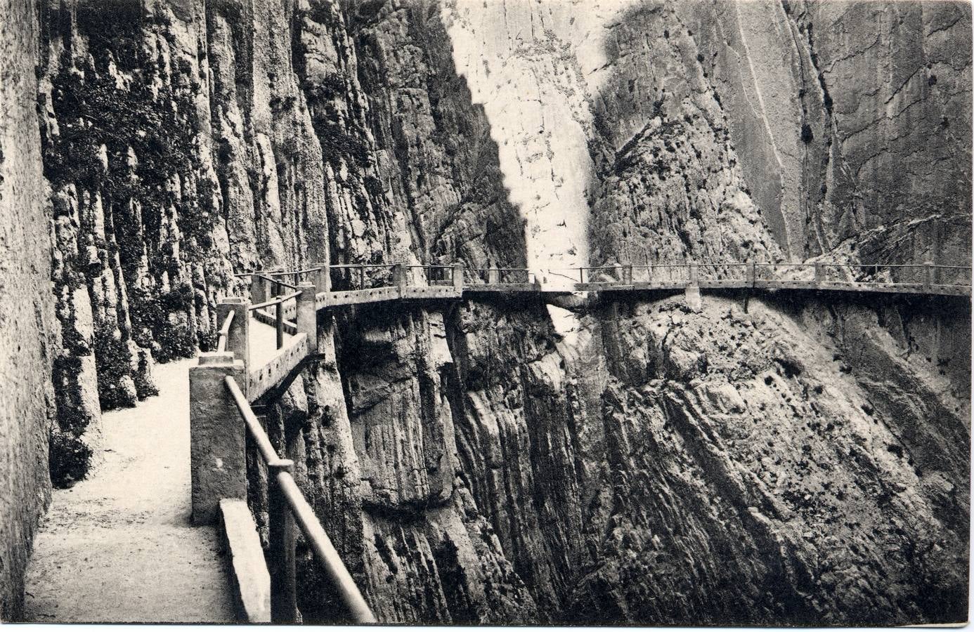 El Caminito del Rey: fotos históricas