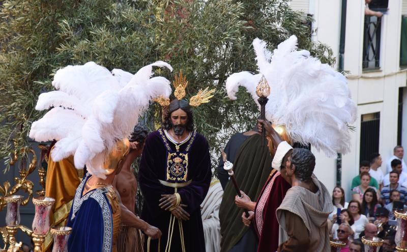 La cofradía del Rescate, en su salida procesional