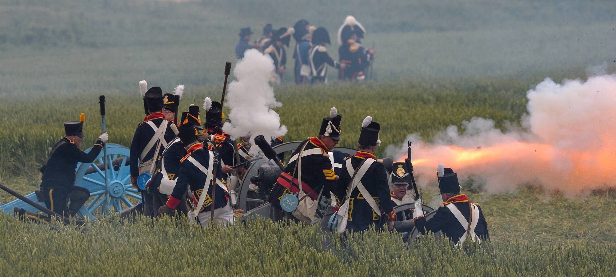 El bicentenario de la batalla de Waterloo, en imágenes