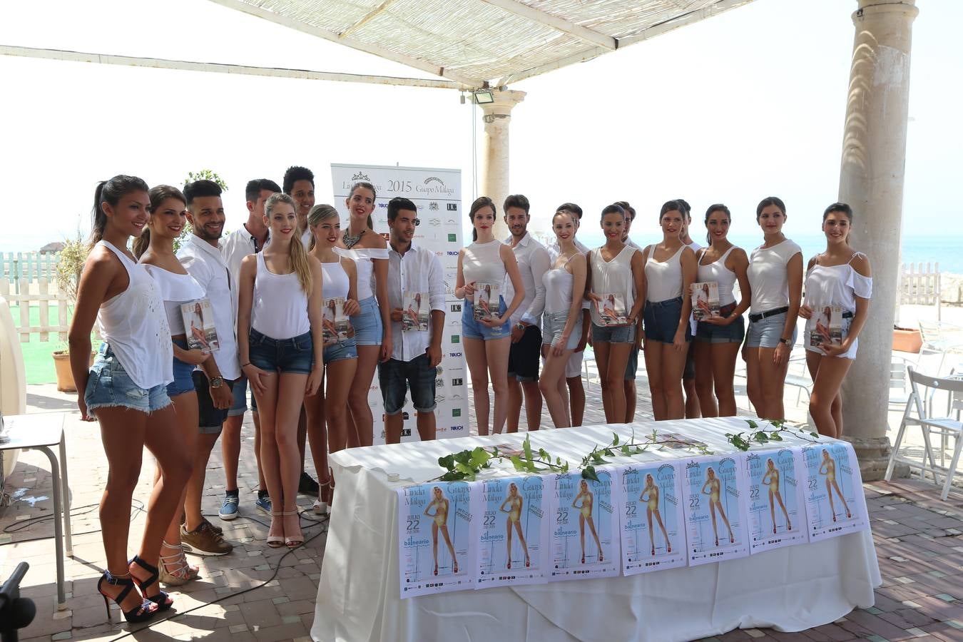 Presentación de candidatos de Linda y Guapo de Málaga 2015 en los Baños del Carmen