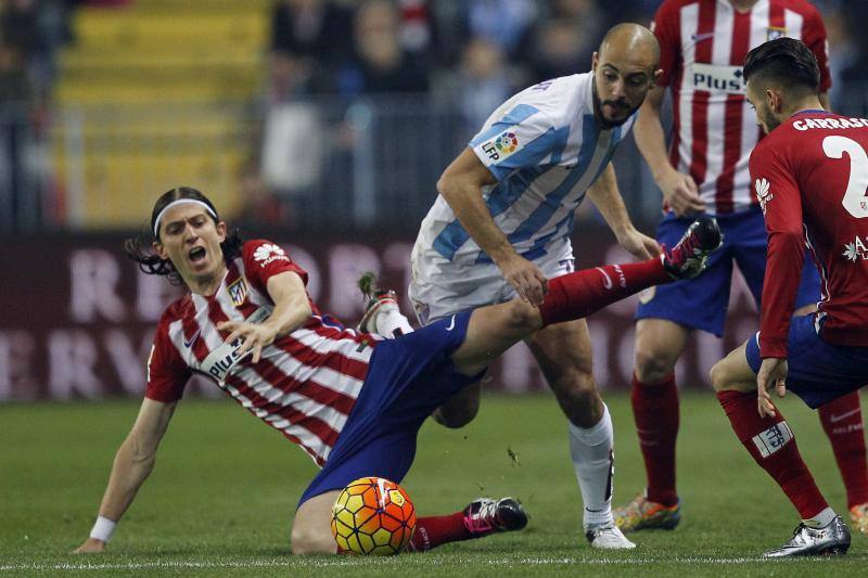 Las mejores imágenes del Málaga-Atlético