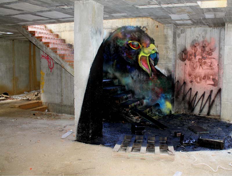 El grafiti salvaje de Ddarko