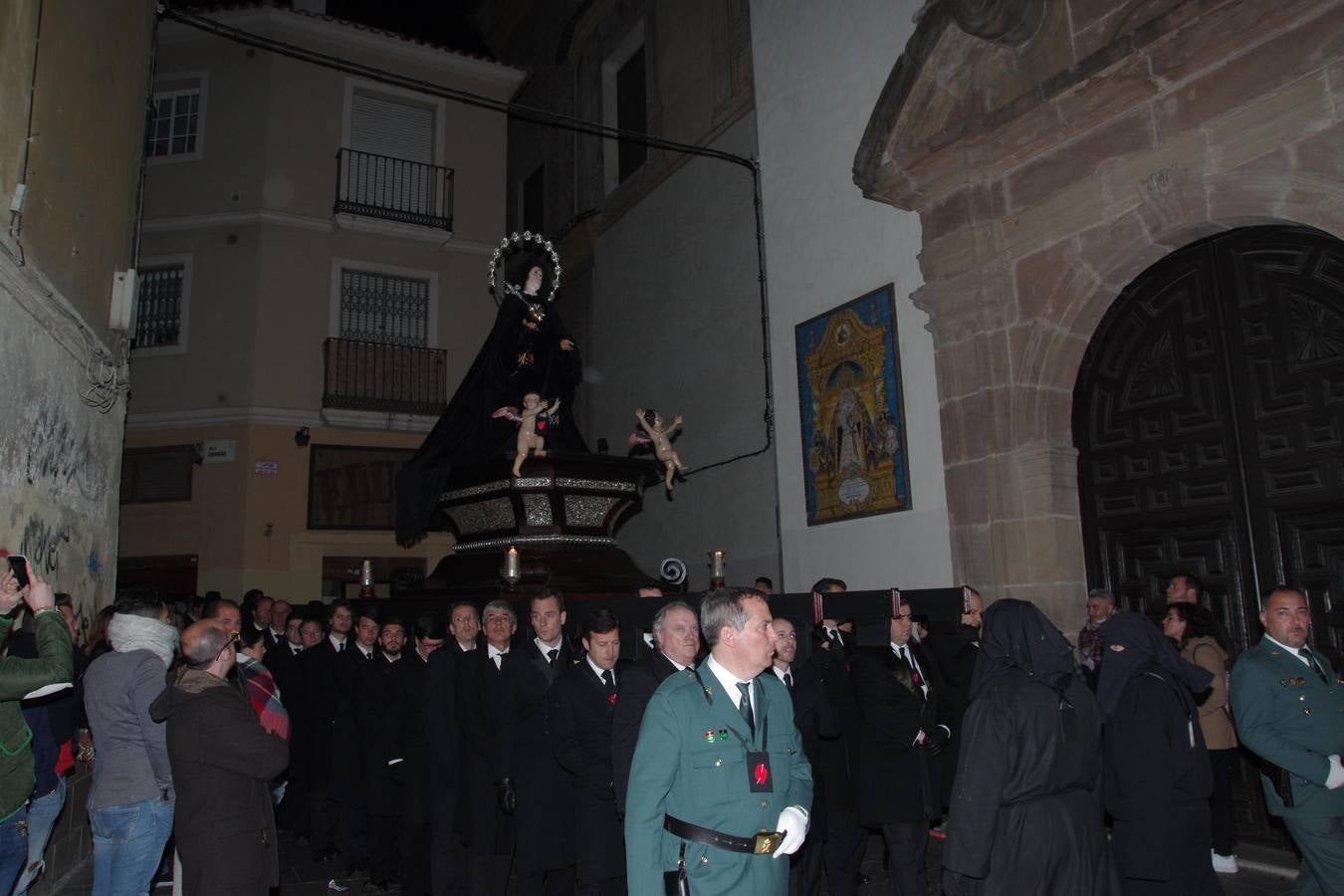 Servitas, en procesión