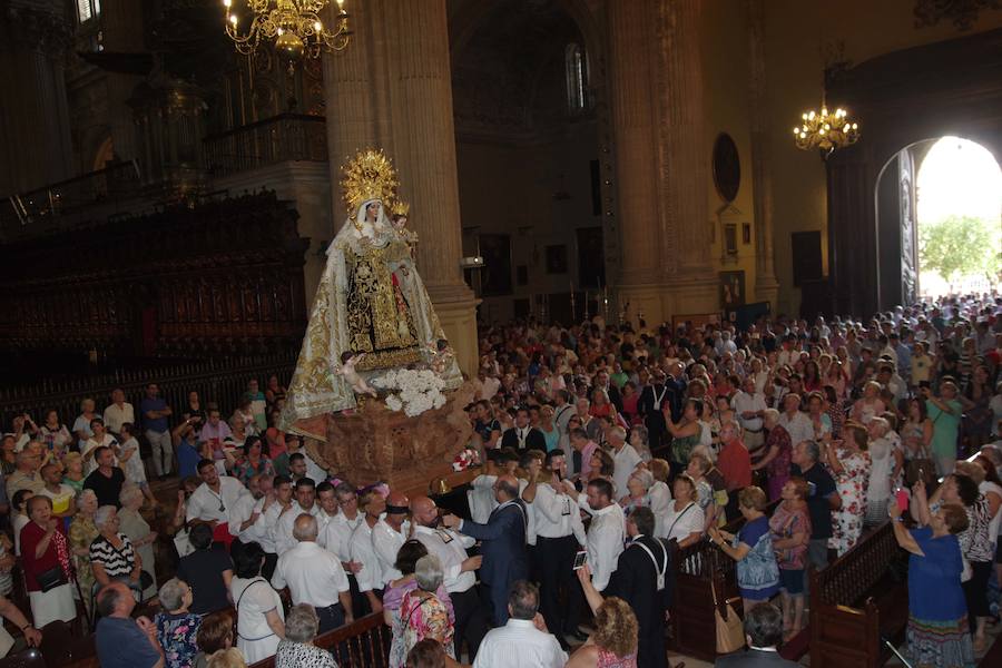 En fotos, la procesión de la Virgen del Carmen del Perchel