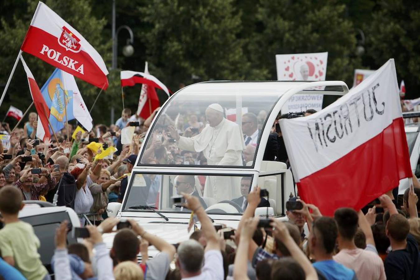 El Papa ya está en Polonia