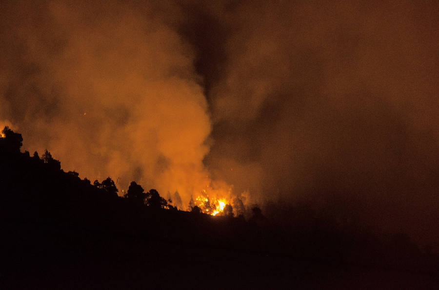 Incendio en la isla de la Palma