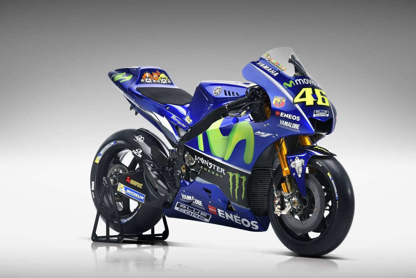 La nueva Yamaha de Rossi y Viñales