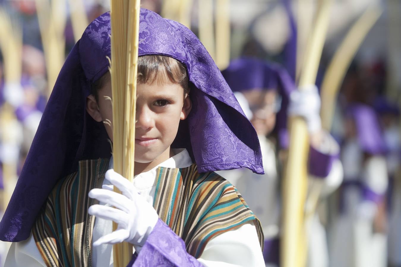 Pollinica sale en procesión por las calles de Málaga 2017