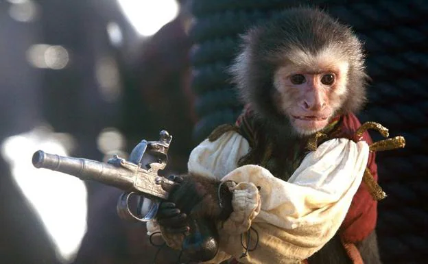 PETA denuncia el maltrato del mono de 'Piratas del Caribe'