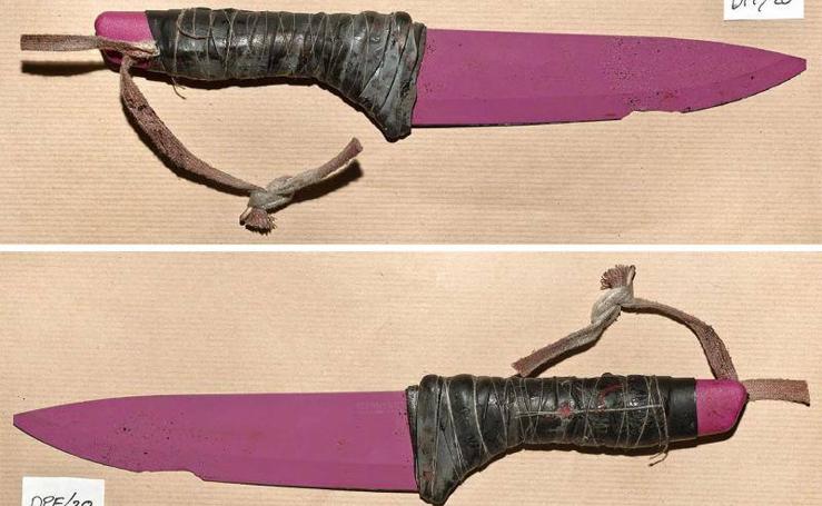 Fotos de las armas que utilizaron los terroristas de Londres