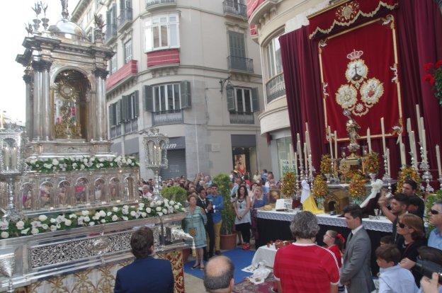 El Obispado solo tiene confirmada la instalación de tres altares para el Corpus Christi en Málaga