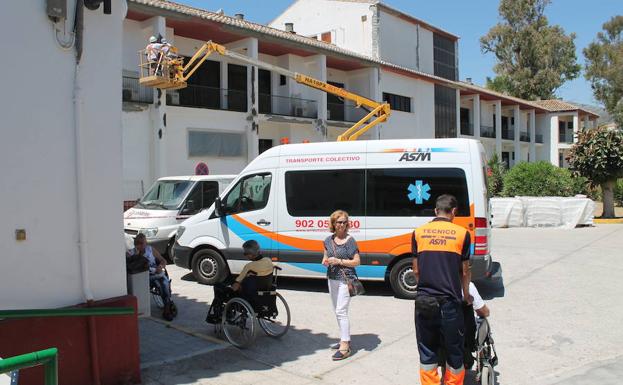 Los ruidos por obras en el hospital Marítimo provocan las críticas de los pacientes