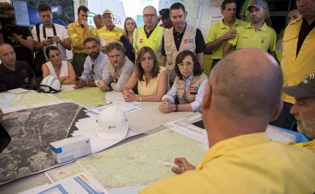 Susana Díaz, sobre Doñana: «No vamos a permitir que se recalifique ni un solo metro incendiado»