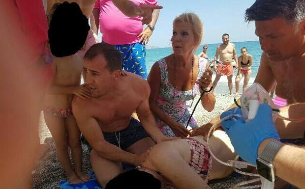 «Si no es porque escuchamos sus gritos, esa mujer se hubiese ahogado»