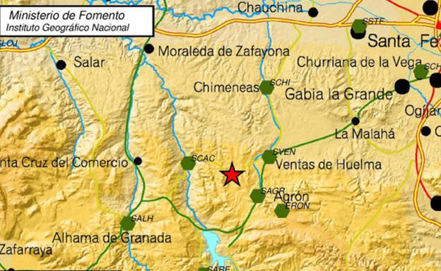 Un terremoto en Granada de 3,5 grados se deja notar en Málaga