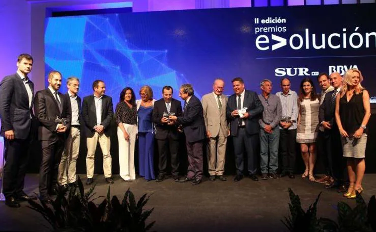 Gala de entrega de los premios Evolución de SUR.es y BBVA